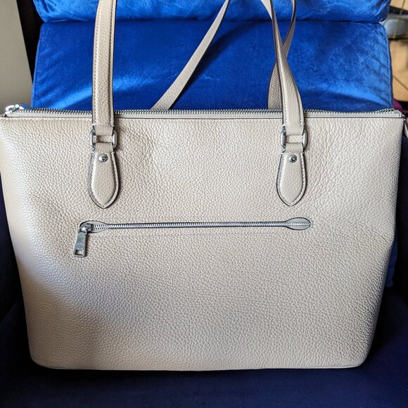 Gallery Tote Bag With Coach Heritage PLUS Matching Snap Wallet - Picture 2 of 14